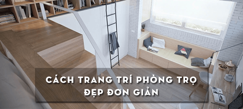 Cách trang trí phòng trọ