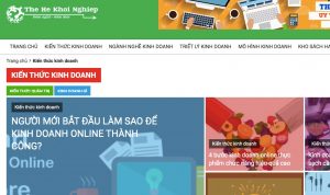 Thế hệ khởi nghiệp - kiến thức kinh doanh