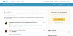 Moz Q&A Forum