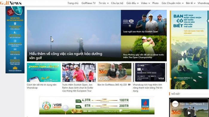 Trang tin tức golf hàng đầu Việt Nam - Golfnews.vn