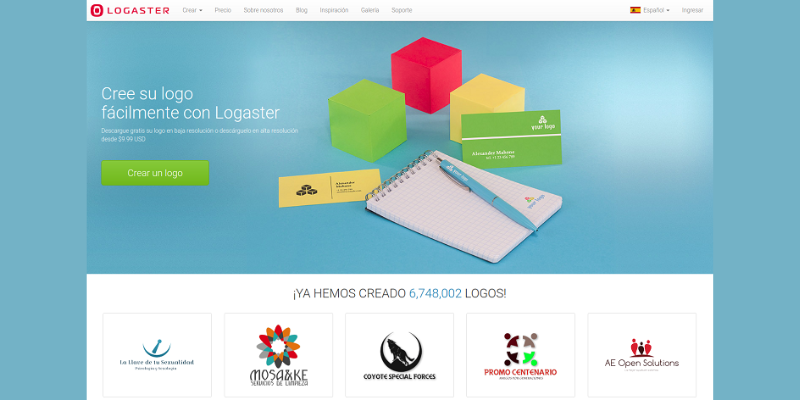 Logaster - Tạo Logo nhanh chóng