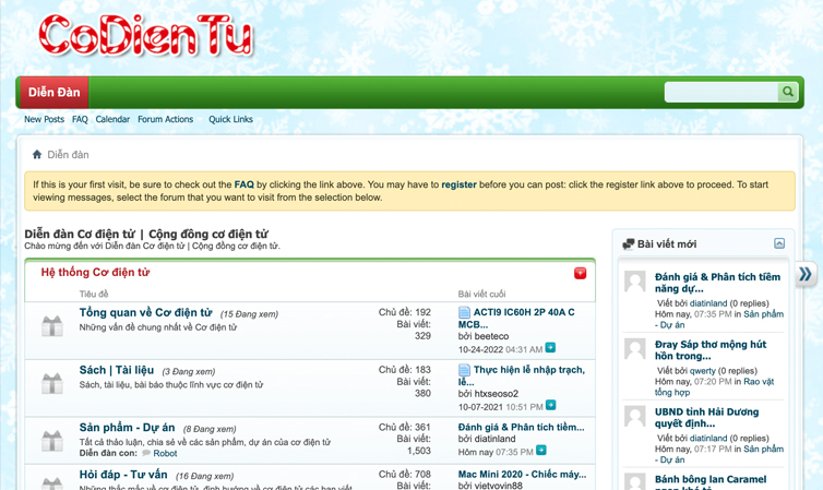 Diễn đàn điện lạnh - Codientu.info