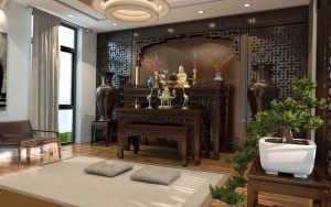 bàn thờ Việt tiện nghi và sang trọng