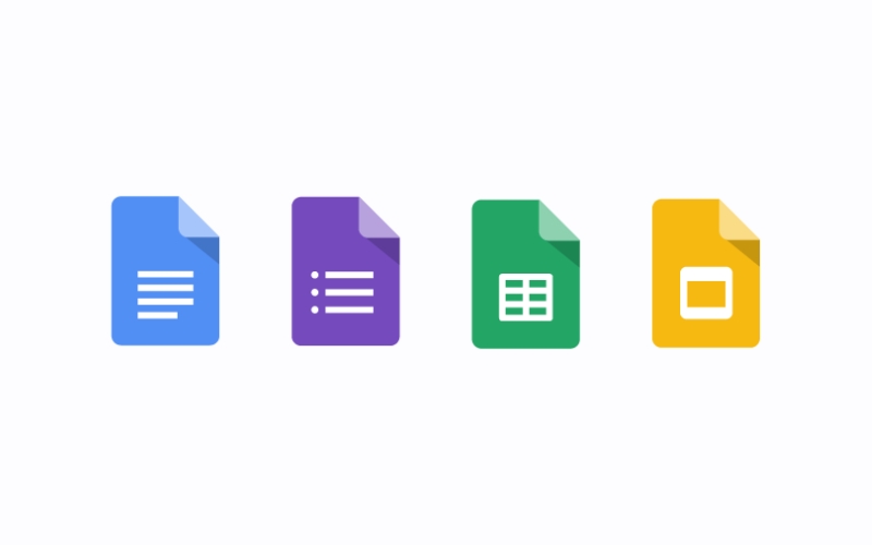 Google Docs - Sheet - Form - Slide