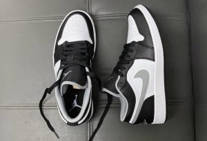 Mẫu giày Air Jordan 1 Low ‘Black Medium Grey’