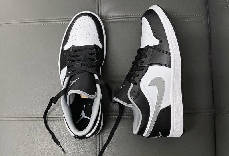 Mẫu giày Air Jordan 1 Low ‘Black Medium Grey’