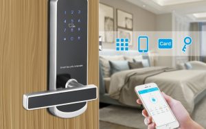 mở khóa cửa điện tử bằng điện thoại