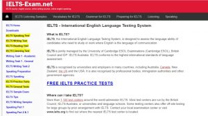 website ielts exam