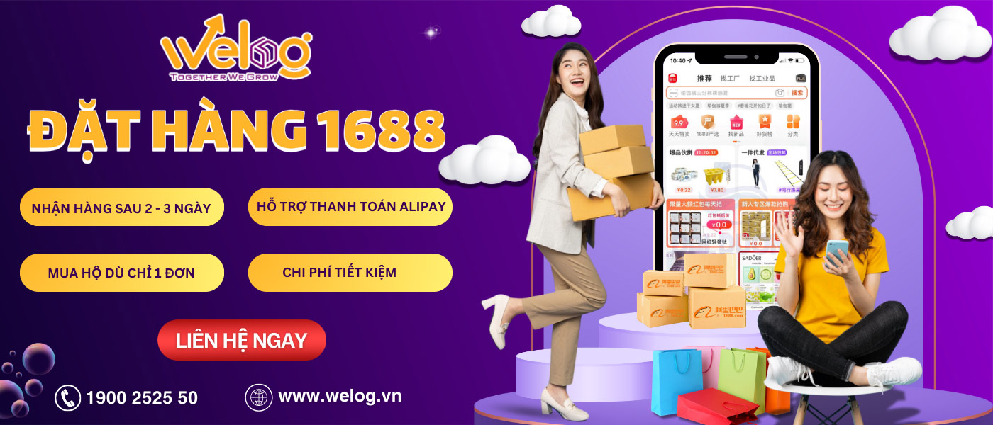 Mua hàng 1688 thông qua Welog Logistics