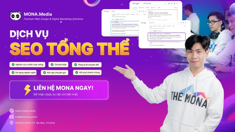 Dịch vụ SEO tổng thể tại MONA Media