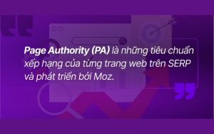 chỉ số Page Authority
