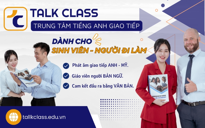 trung tâm tiếng anh giao tiếp Talk Class