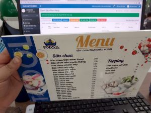 độ bền của chất liệu in menu