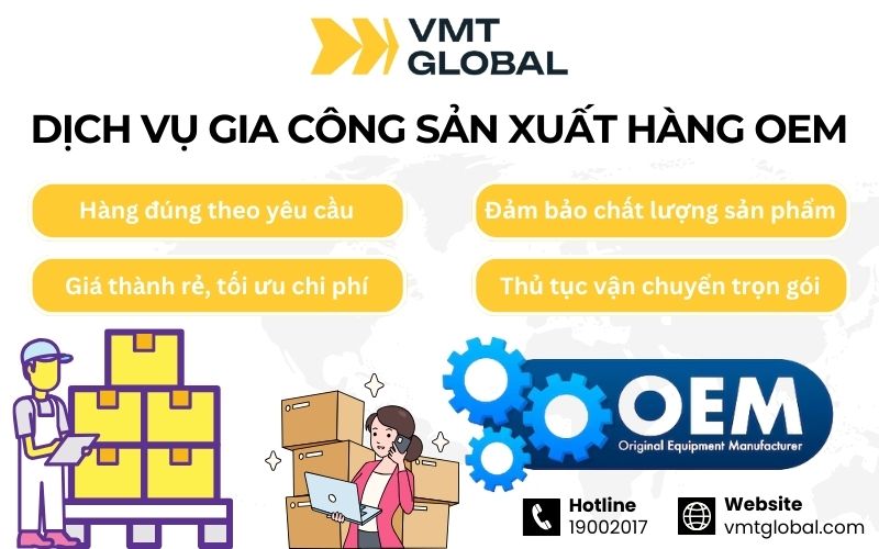 Dịch vụ gia công hàng OEM tại Trung Quốc của công ty VMT Global