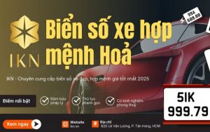 Mua biển số xe mệnh Hỏa tại IKN