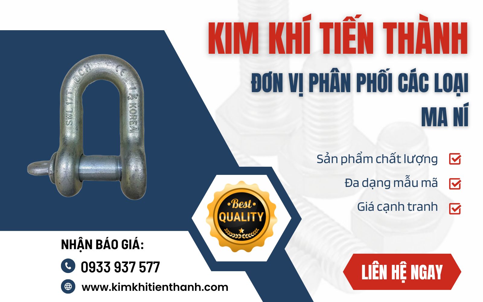Kim Khí Tiến Thành – Xưởng sản xuất ma ní chất lượng