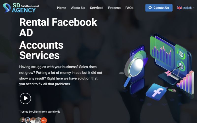 SD Agency Reliable Facebook Ads account rental for agencies